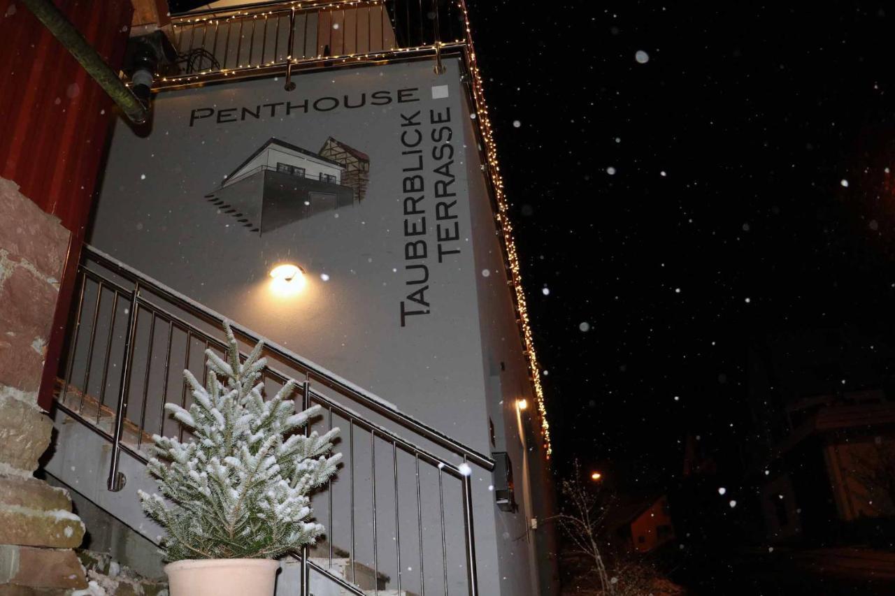 Penthouse Tauberblick Tauberbischofsheim Exterior foto